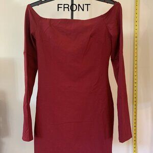 EXPRESS mini dress - red, size small (S)